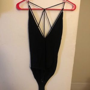 strappy body suit